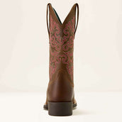 Ariat Bottes Western Round Up Wide Square Toe Sassy Brown