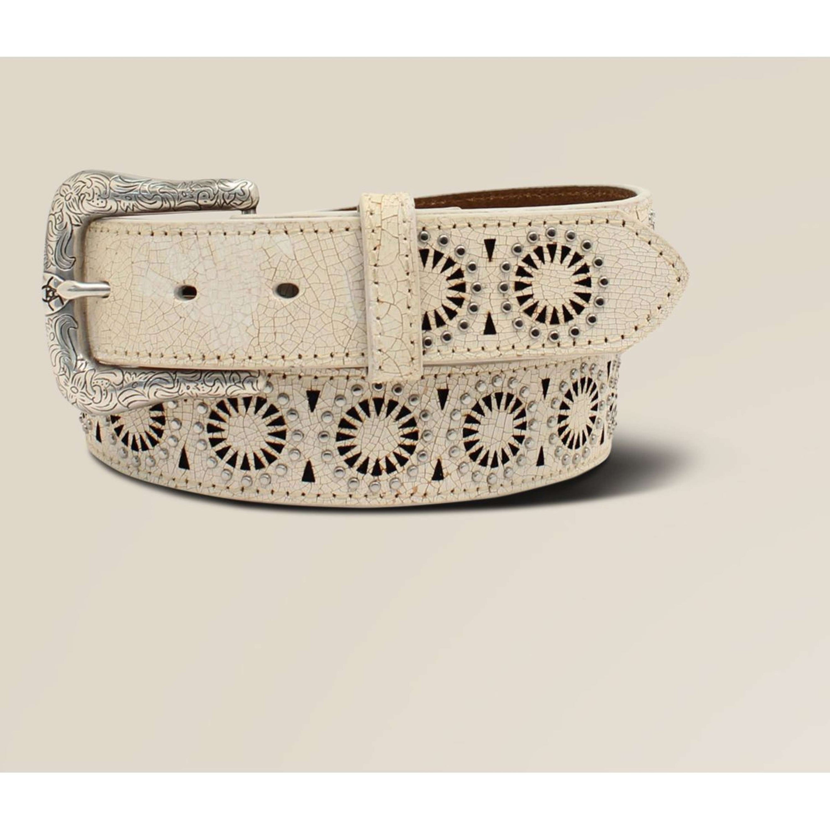 Ariat Ceinture M&F WMNS Circle Burst Blanc Ariat Ceinture M&F WMNS Circle Burst Blanc