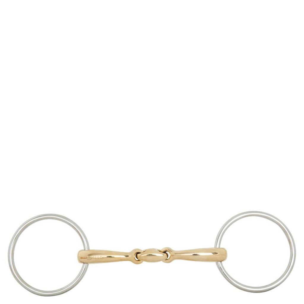 BR Mors de Filet Soft Contact Double Brisure 14mm