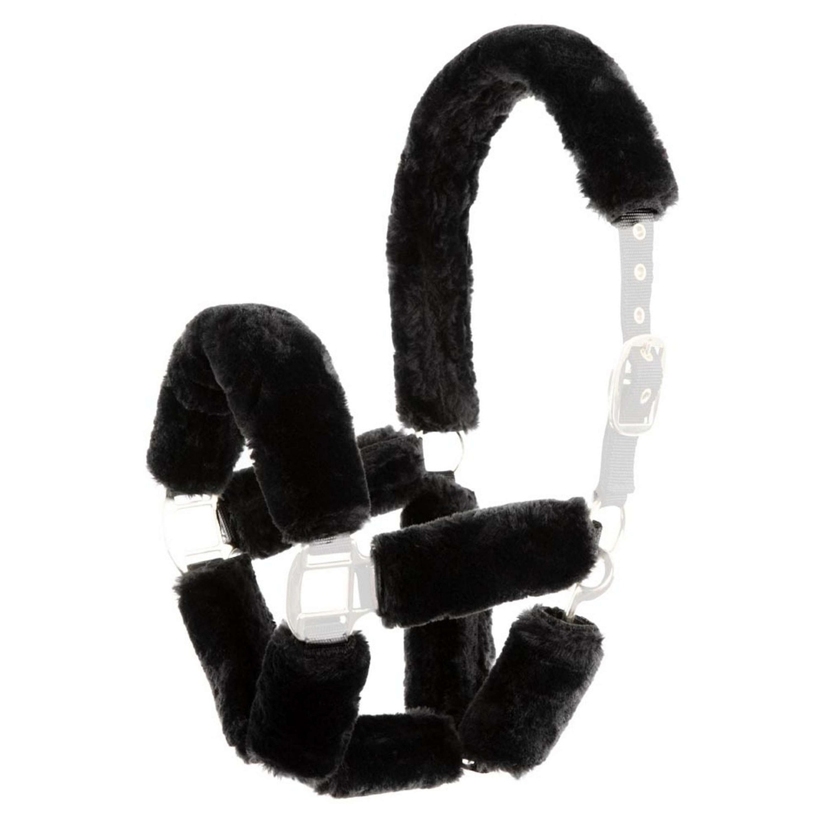 Premiere Protections pour Licol en Fourrure Artificial Fur Jeu Noir Premiere Protections pour Licol en Fourrure Artificial Fur Jeu Noir