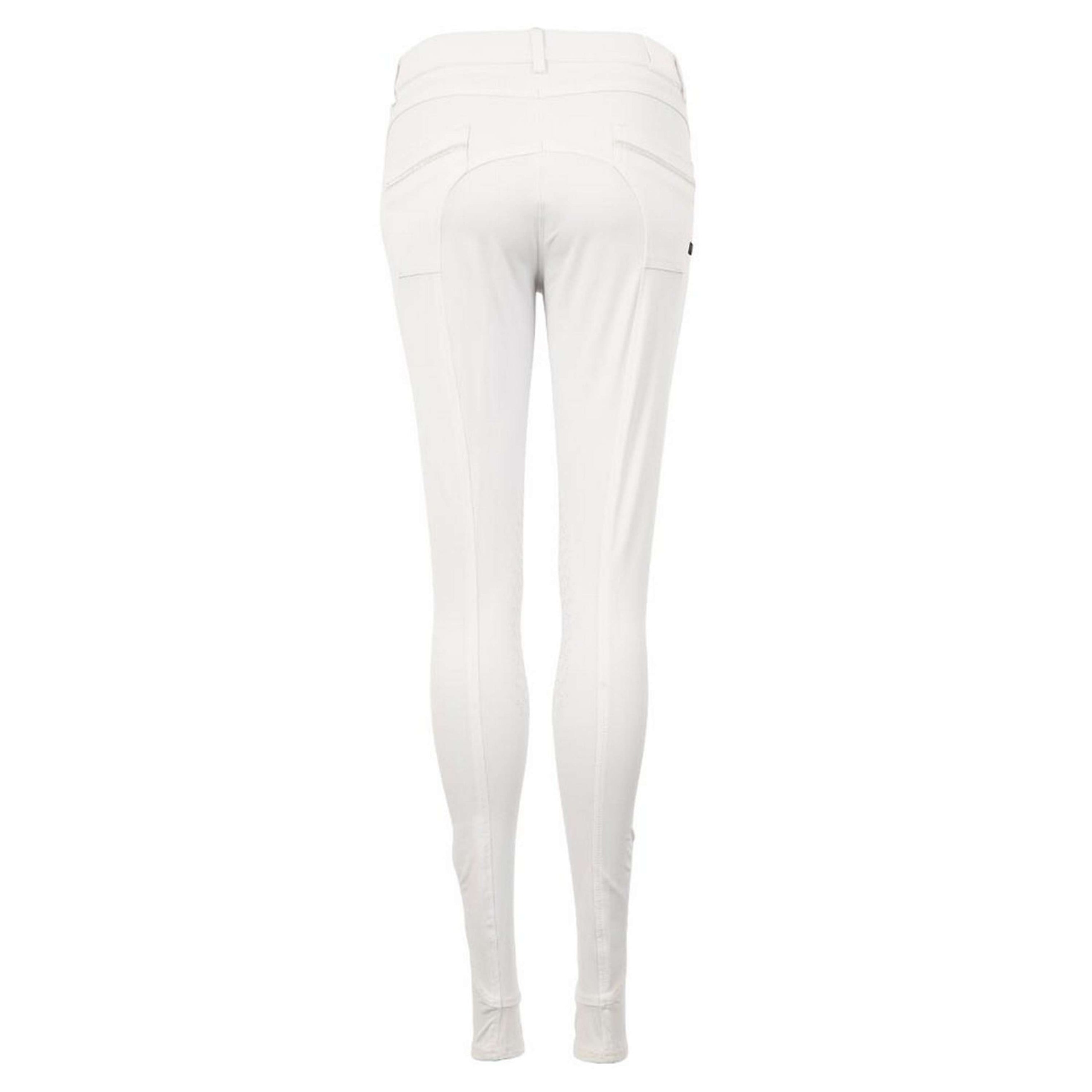 BR Pantalon d'Équitation Quebec Prise de Genou Snow White BR Pantalon d'Équitation Quebec Prise de Genou Snow White