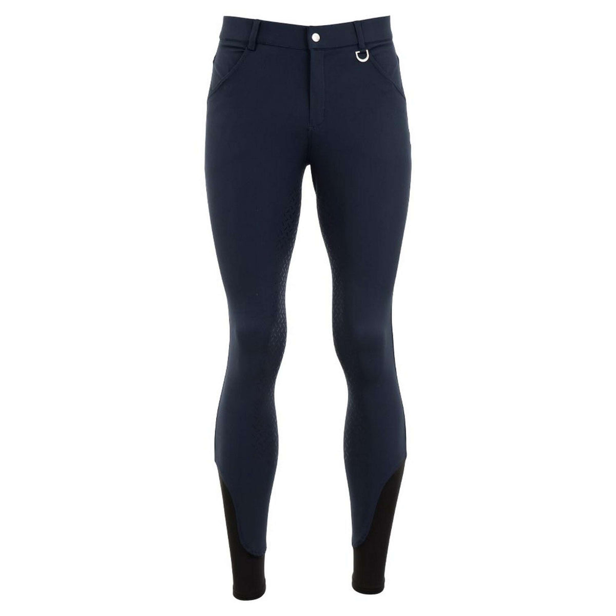 BR Pantalon d'Équitation Marcus Homme Silicone Fond de Peau Marin