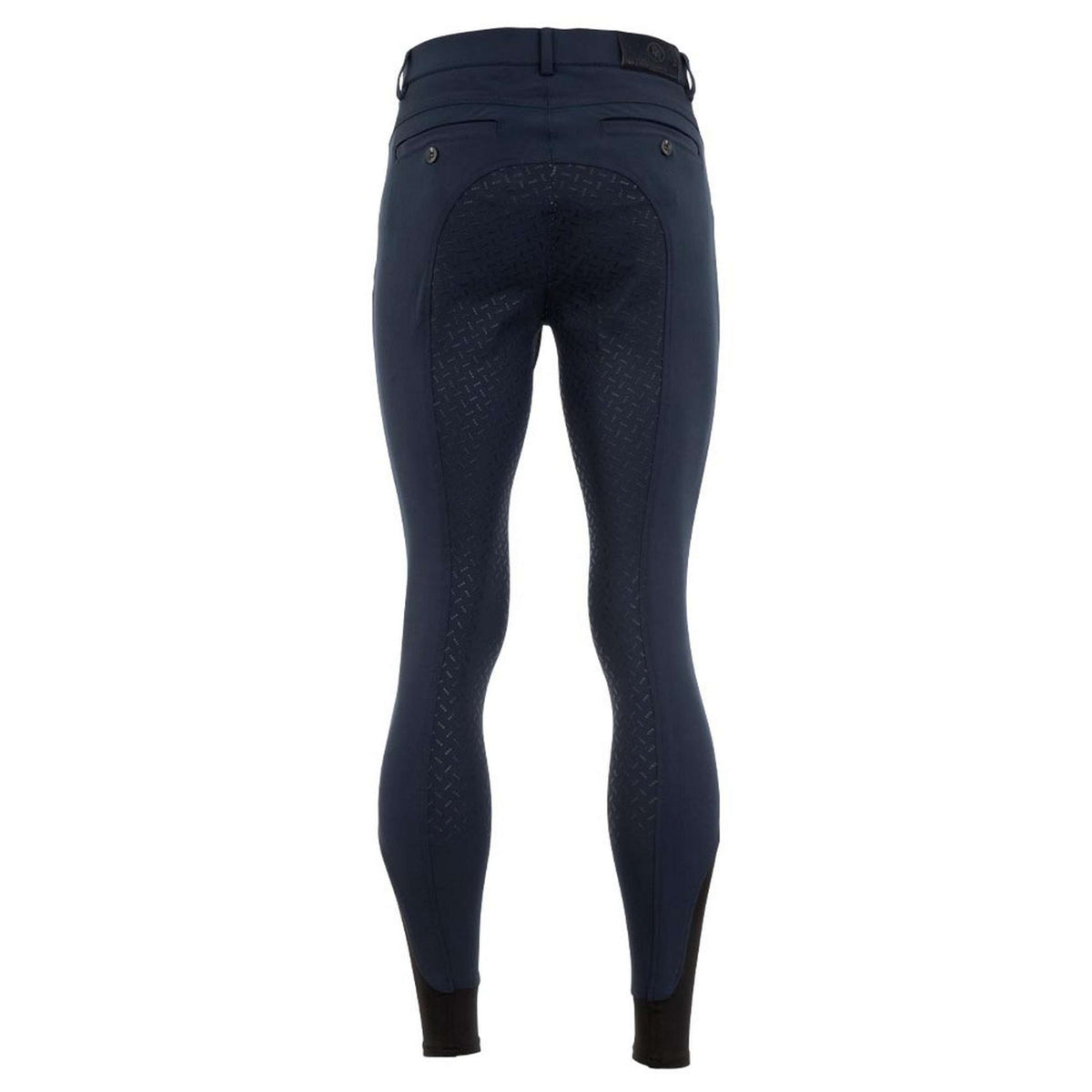 BR Pantalon d'Équitation Marcus Homme Silicone Fond de Peau Marin