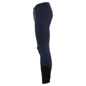 BR Pantalon d'Équitation Marcus Homme Silicone Fond de Peau Marin