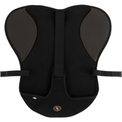 BR Saddle Cover Ortho-Coccyx Gel Dressage Noir/Noir