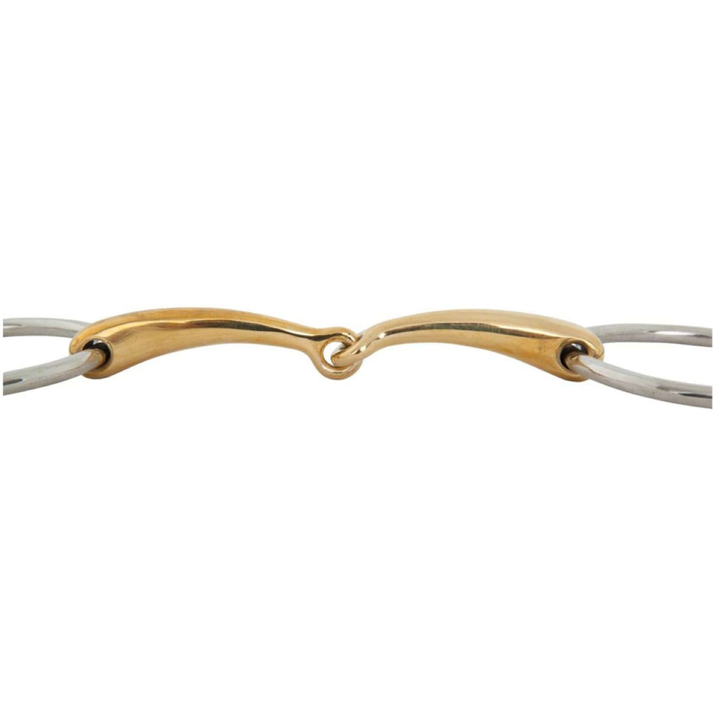 BR Mors de Filet Caoutchouc Soft Contact Courbé 12mm