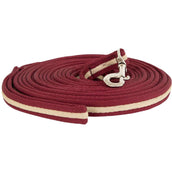 Premiere Longe Softgrip avec Mousqueton Bordeaux/Caramel