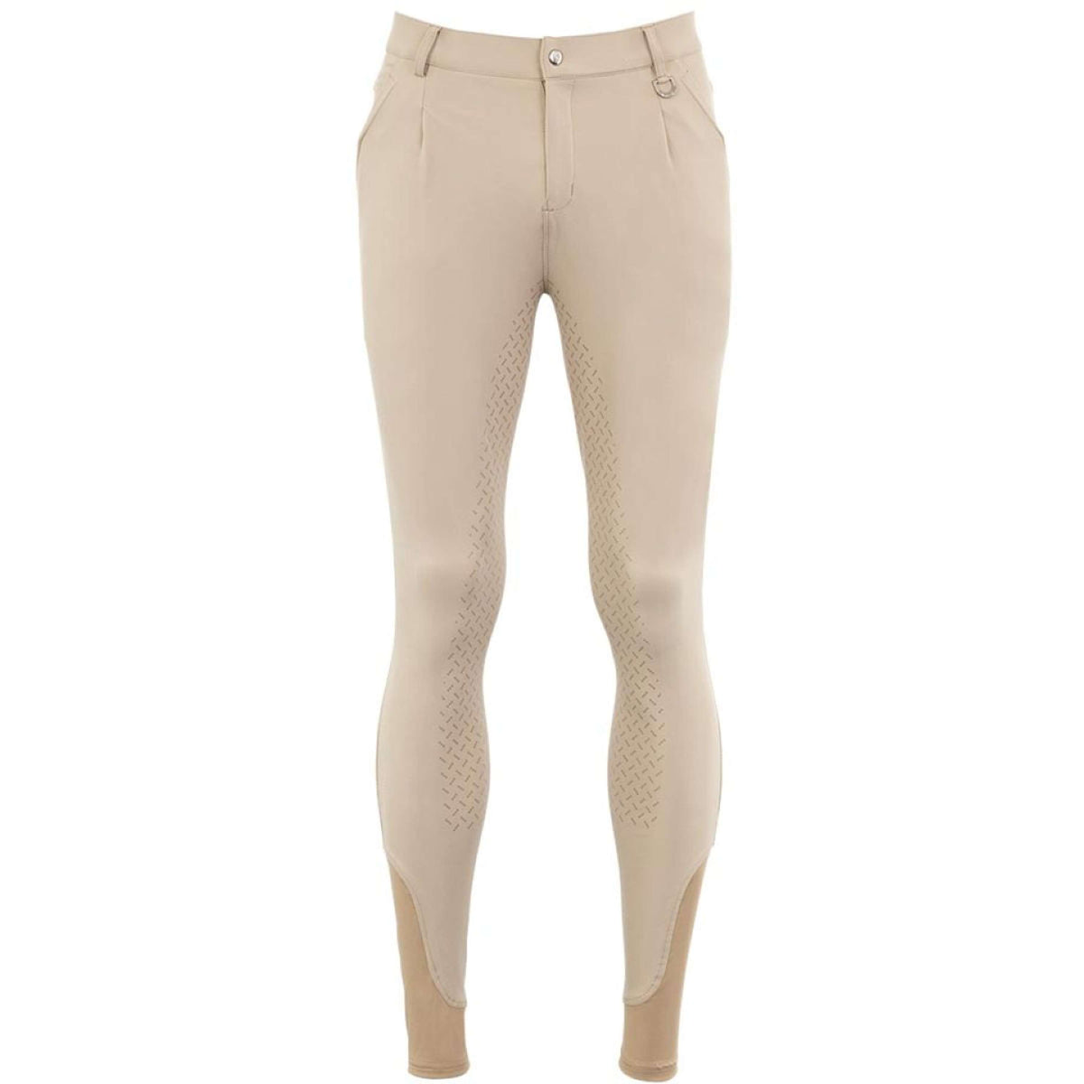 BR Pantalon d'Équitation Mitchel Homme Siège en Silicone Beige