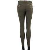 BR Pantalon d'Équitation Maury Silicone Genouillères Forest Green