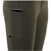 BR Pantalon d'Équitation Maury Silicone Genouillères Forest Green