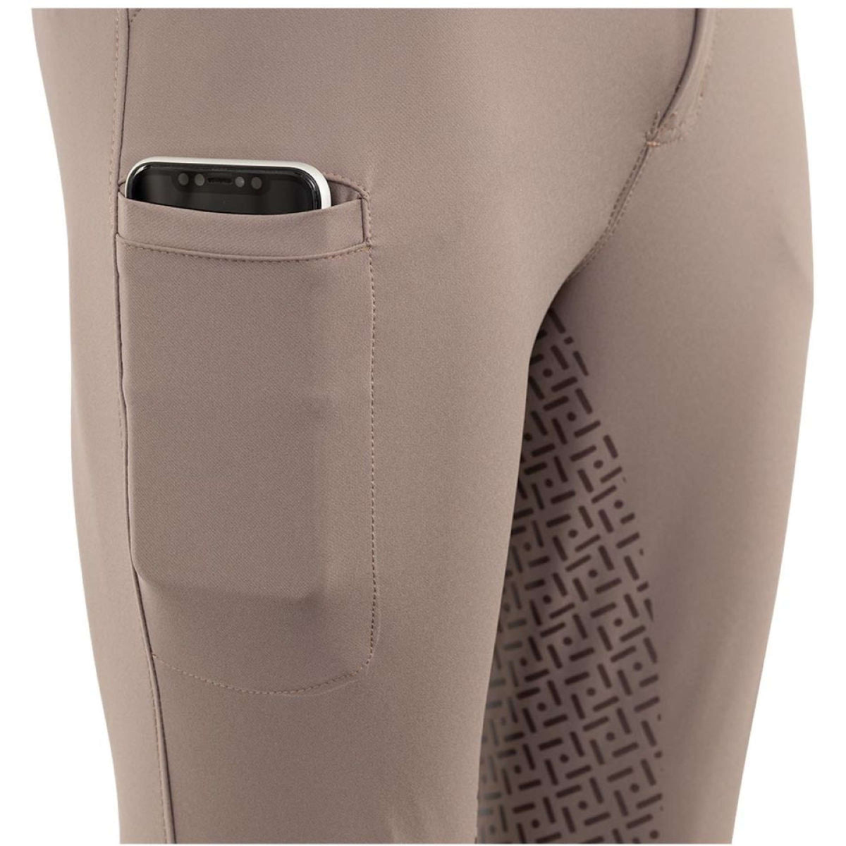 BR Pantalon d'Équitation Maikel Silicone Fond de Peau Fer