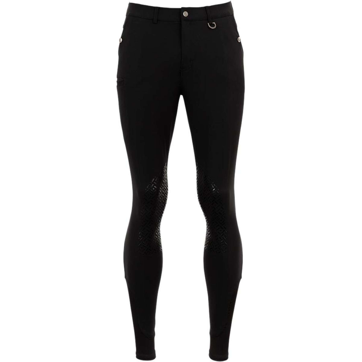 BR Pantalon d'Équitation Maikel Silicone Genouillères Noir