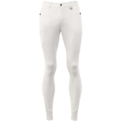 BR Pantalon d'Équitation Maikel Silicone Genouillères Snow White