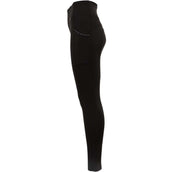 Premiere Pantalon d'Équitation Blackhorn Silicone Fond de Peau Noir