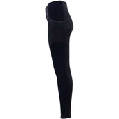 Premiere Pantalon d'Équitation Blackhorn Silicone Fond de Peau Marin