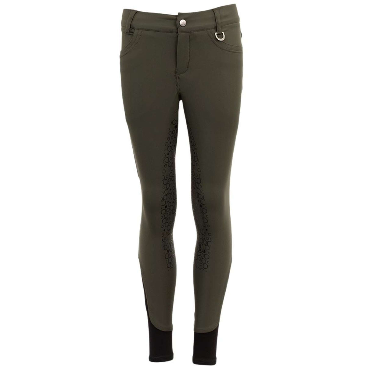 BR Pantalon d'Équitation 4-EH Marissa Silicone Fond de Peau Forest Green