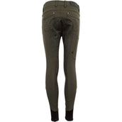 BR Pantalon d'Équitation 4-EH Marissa Silicone Fond de Peau Forest Green