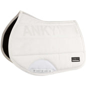 ANKY Tapis de Selle Anatomic Tech de Saut Blanc