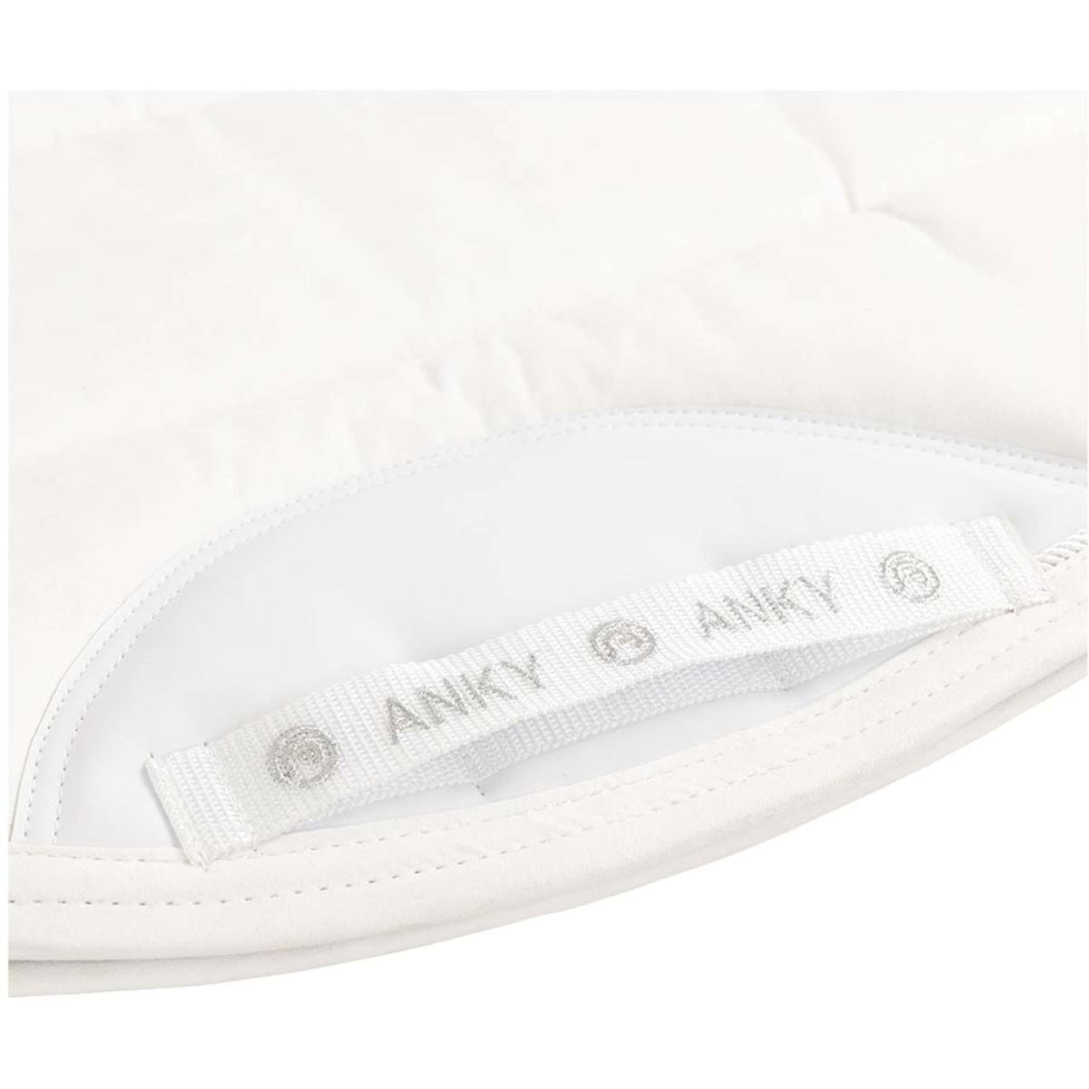 ANKY Tapis de Selle Anatomic Tech de Saut Blanc