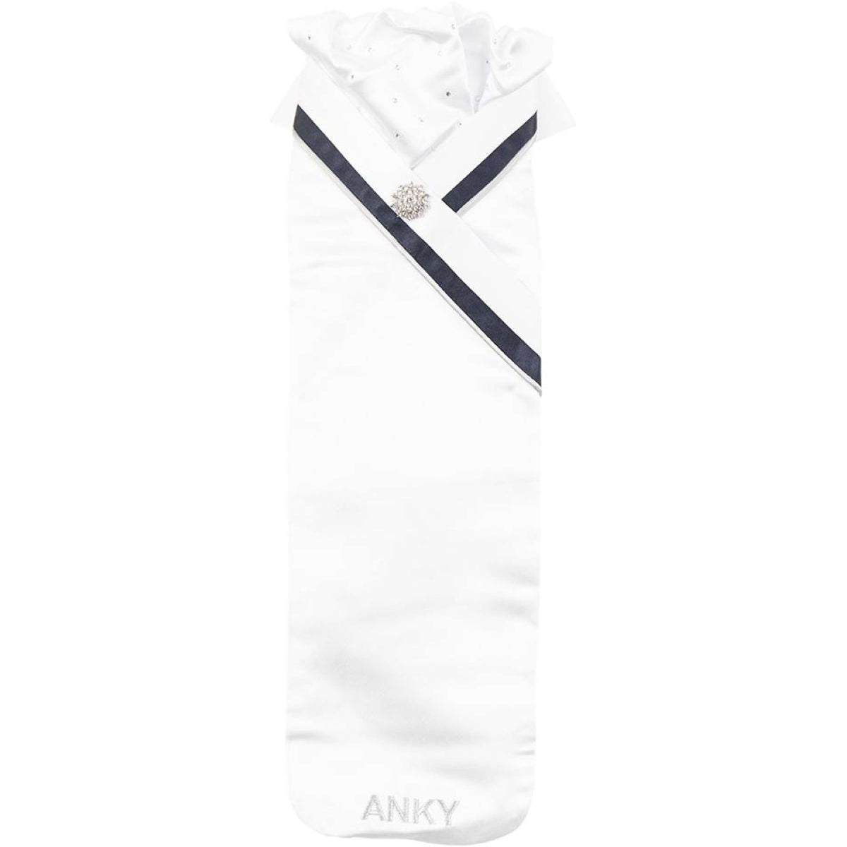 ANKY Plastron Symphony C-Wear Blanc/Bleu Nuit