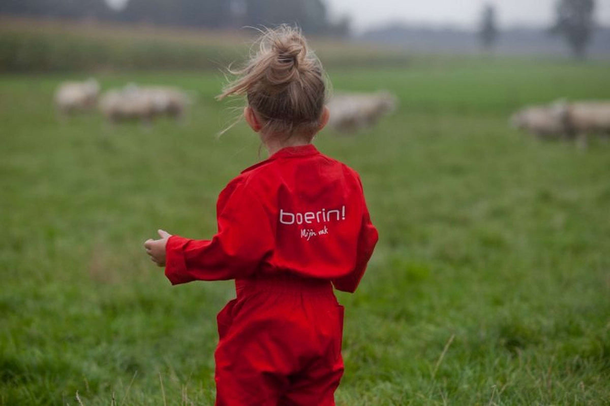 Agradi Combinaison de Travail Enfant Rouge