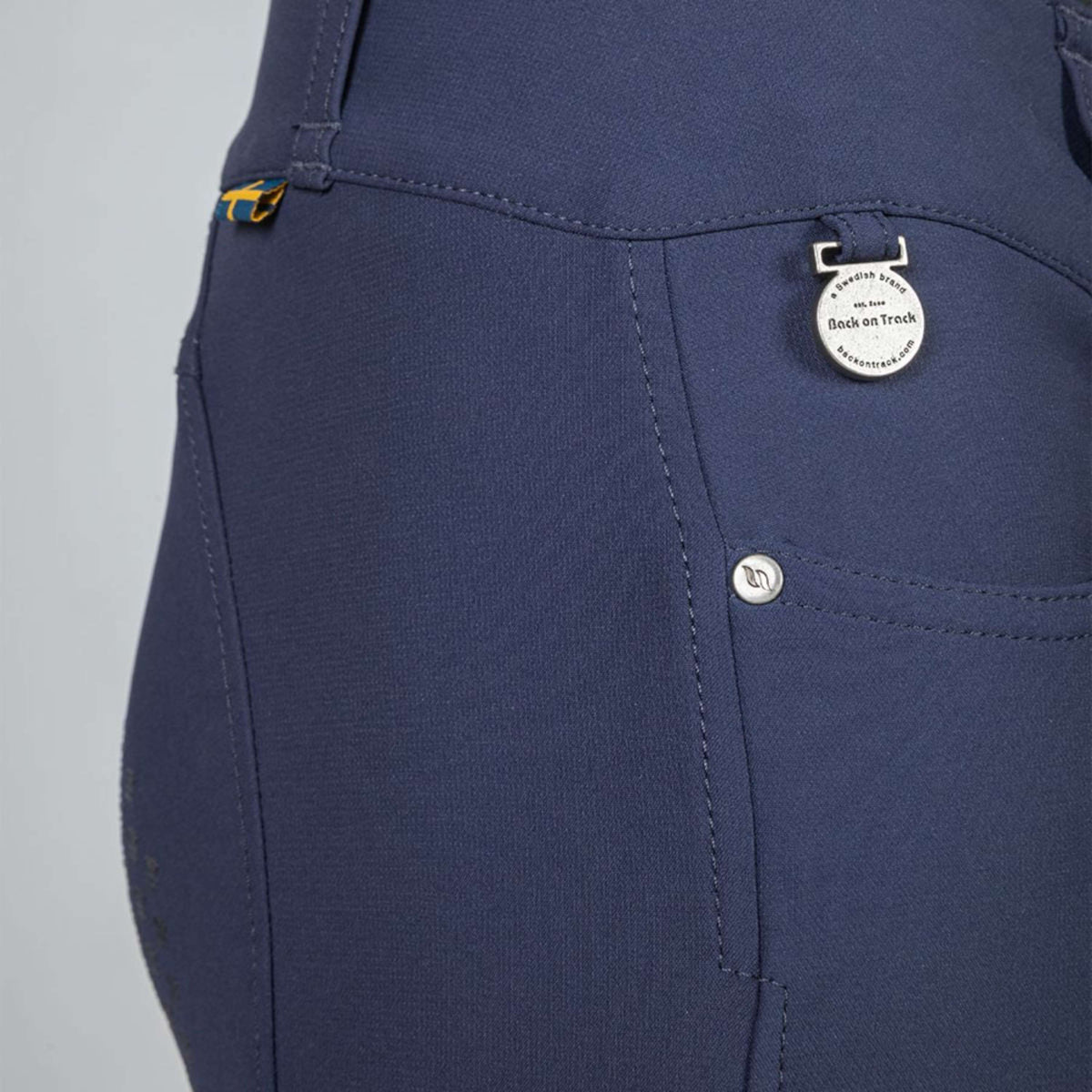 Back on Track Pantalon d'Équitation Julia Full Grip Bleu