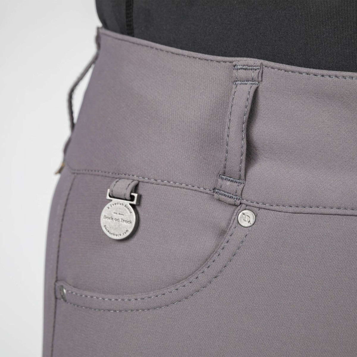 Back on Track Pantalon d'Équitation Julia Full Grip Gris