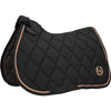 Back on Track Tapis de Selle Haze de Saut Noir/Or Rose