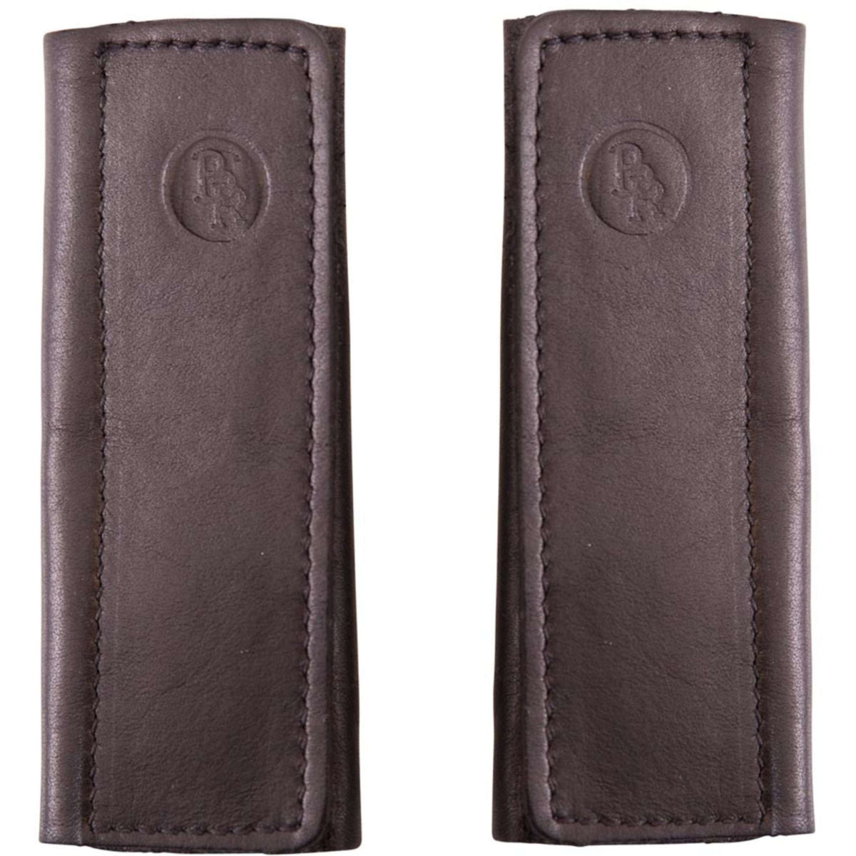 BR Fourreaux de Muserolles Cuir Souple avec Velcro Noir