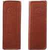 BR Fourreaux de Muserolles Cuir Souple avec Velcro Tabac
