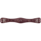 BR Sangle de Dressage Durham 2 Côtés Élastique Marron/Argent