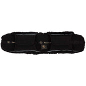 BR Housse de Sangle Sheepskin Velcro Noir/Noir