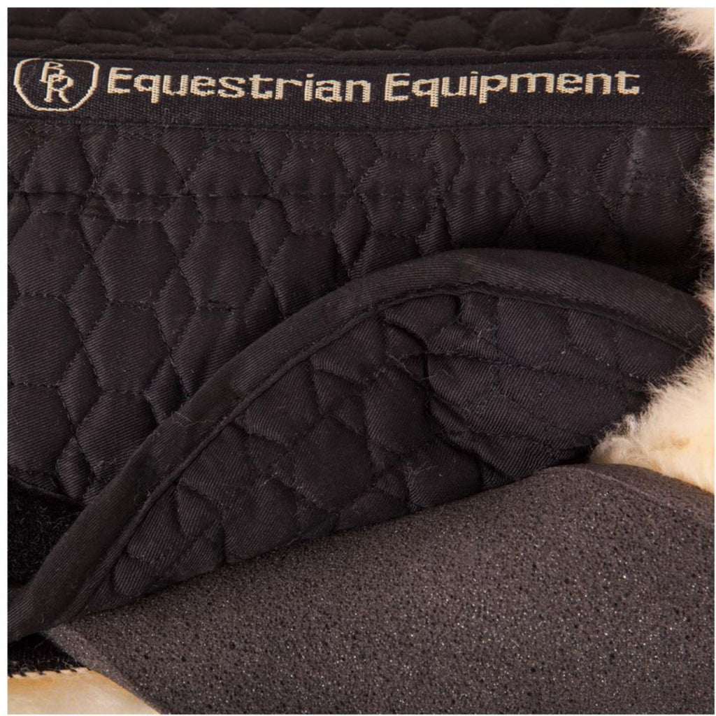 BR Amortisseur Sheepskin Coussins Noir/Naturel