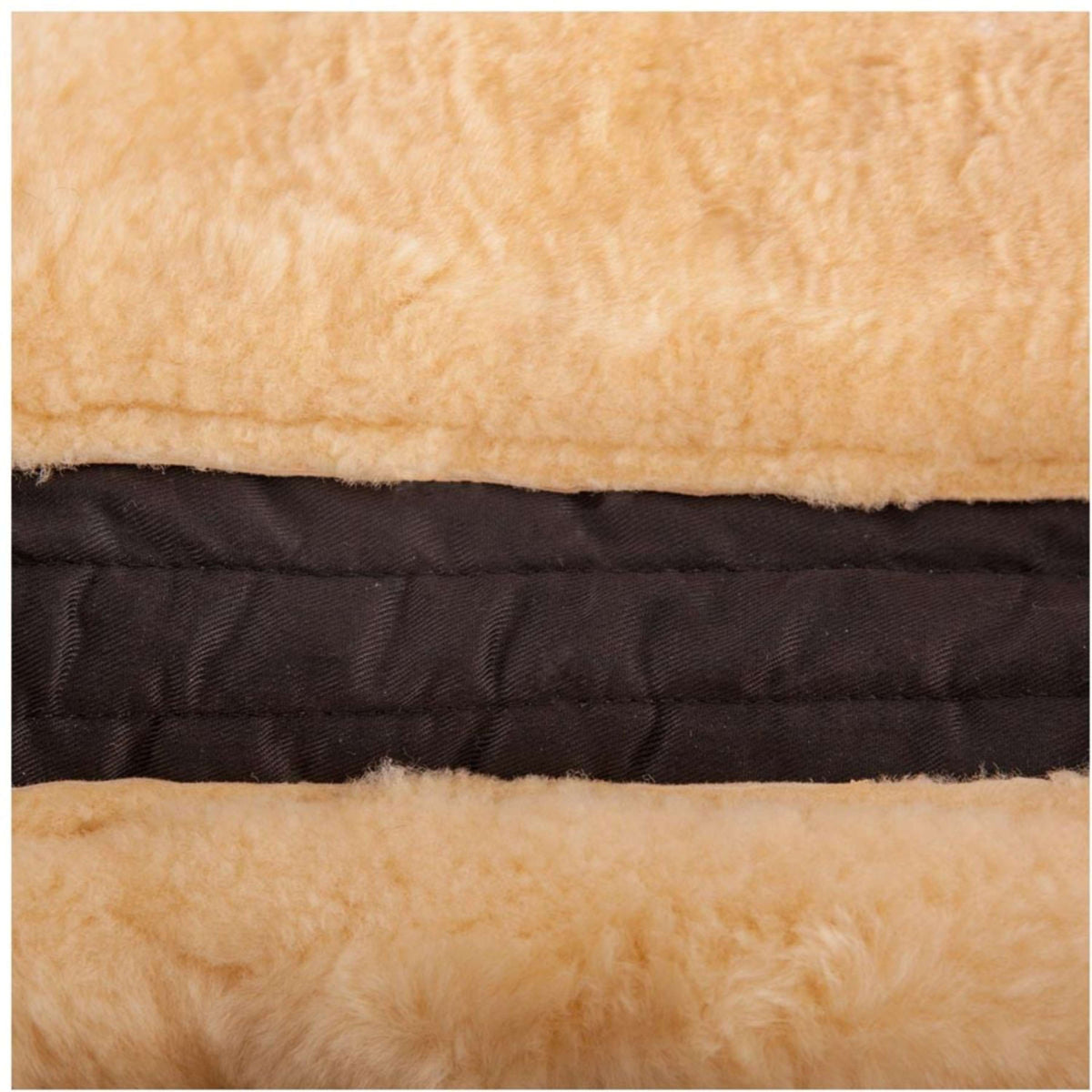 BR Amortisseur Sheepskin Coussins Noir/Naturel