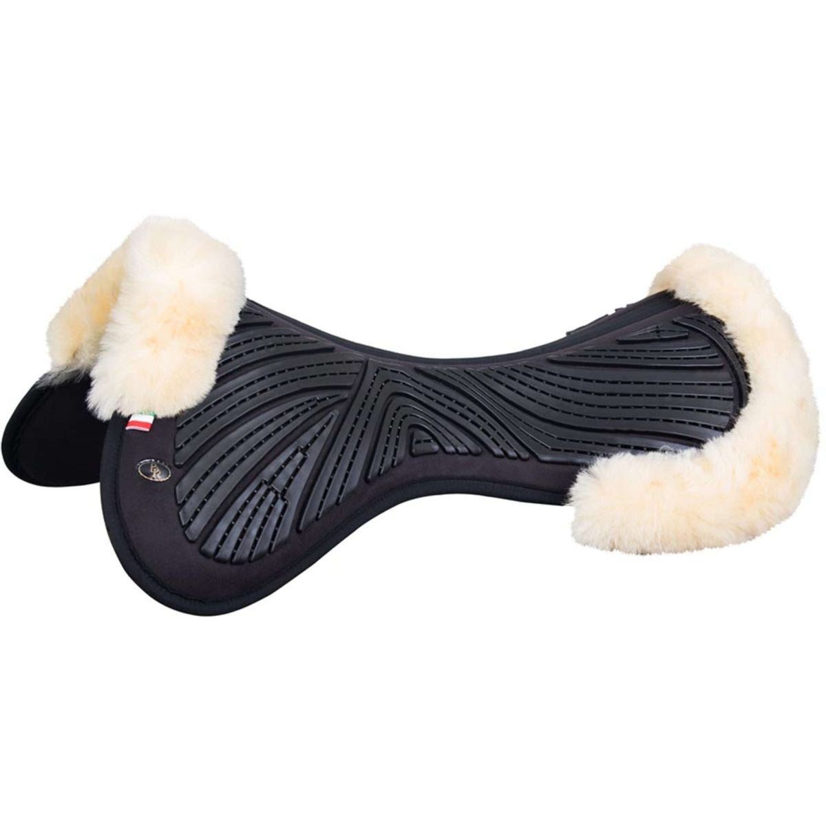 BR Amortisseur Memory Foam & Gel Sheepskin Noir/Naturel