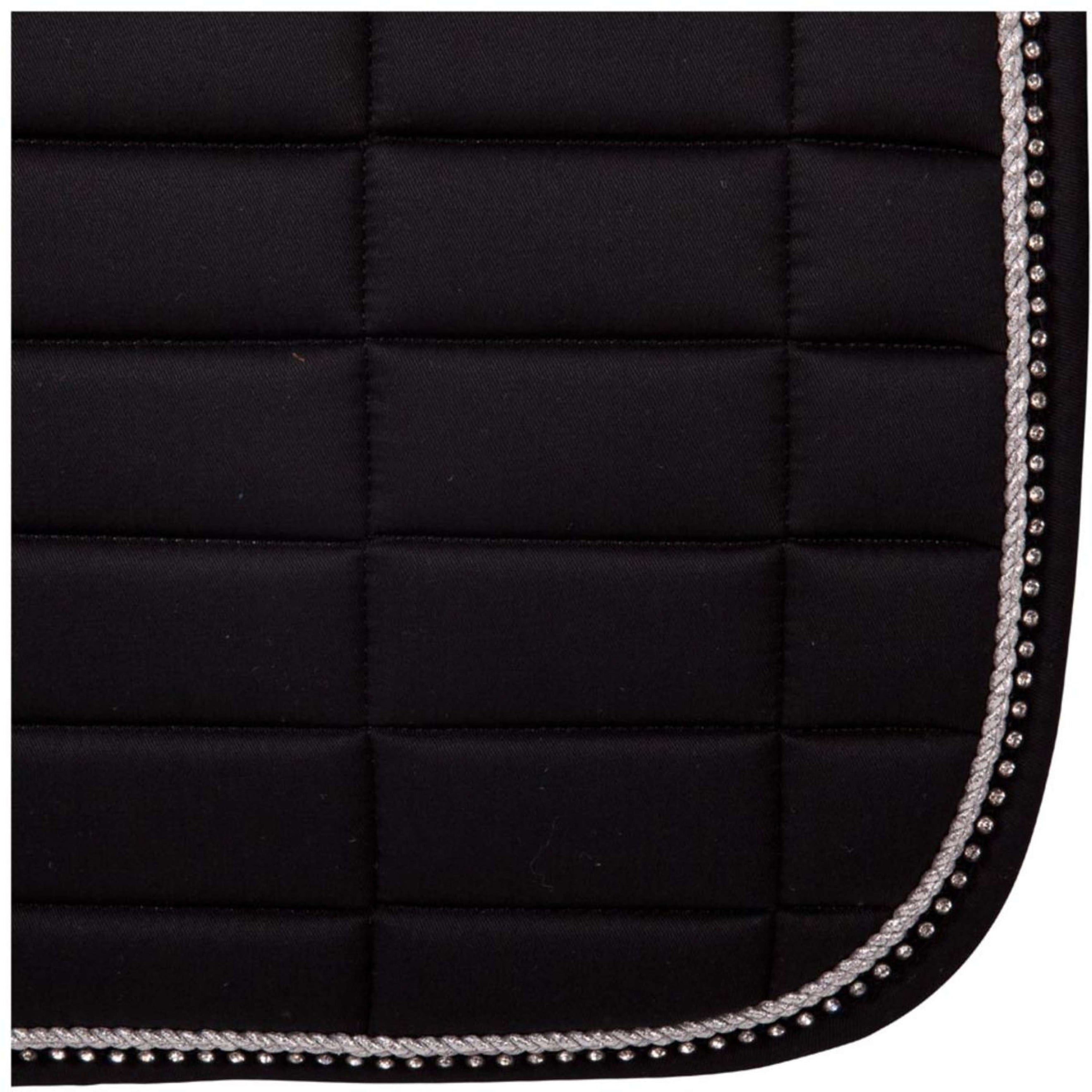 BR Tapis de Selle Glamour Chic Dressage Noir BR Tapis de Selle Glamour Chic Dressage Noir