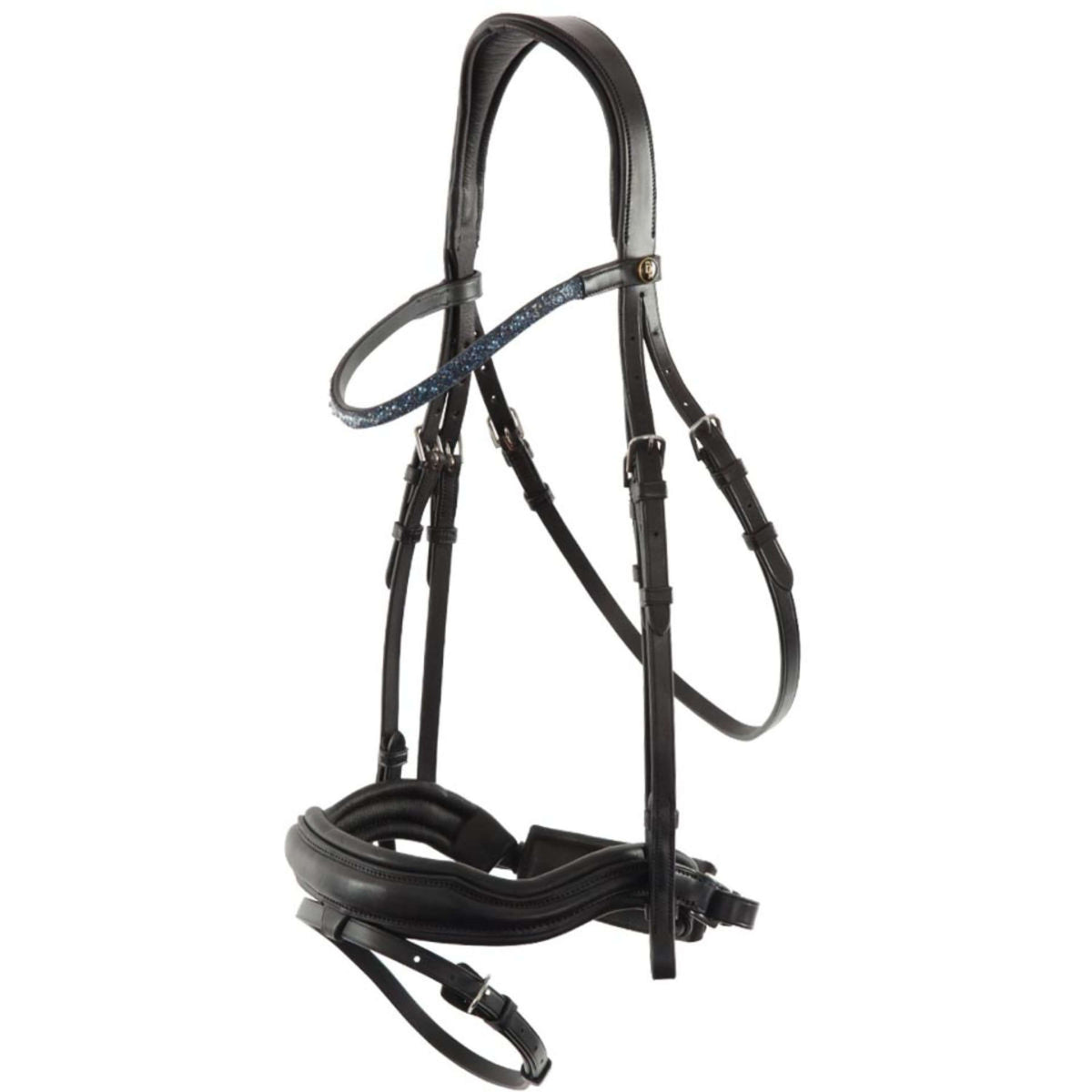 BR Bridle Newcastle Noir/Argent