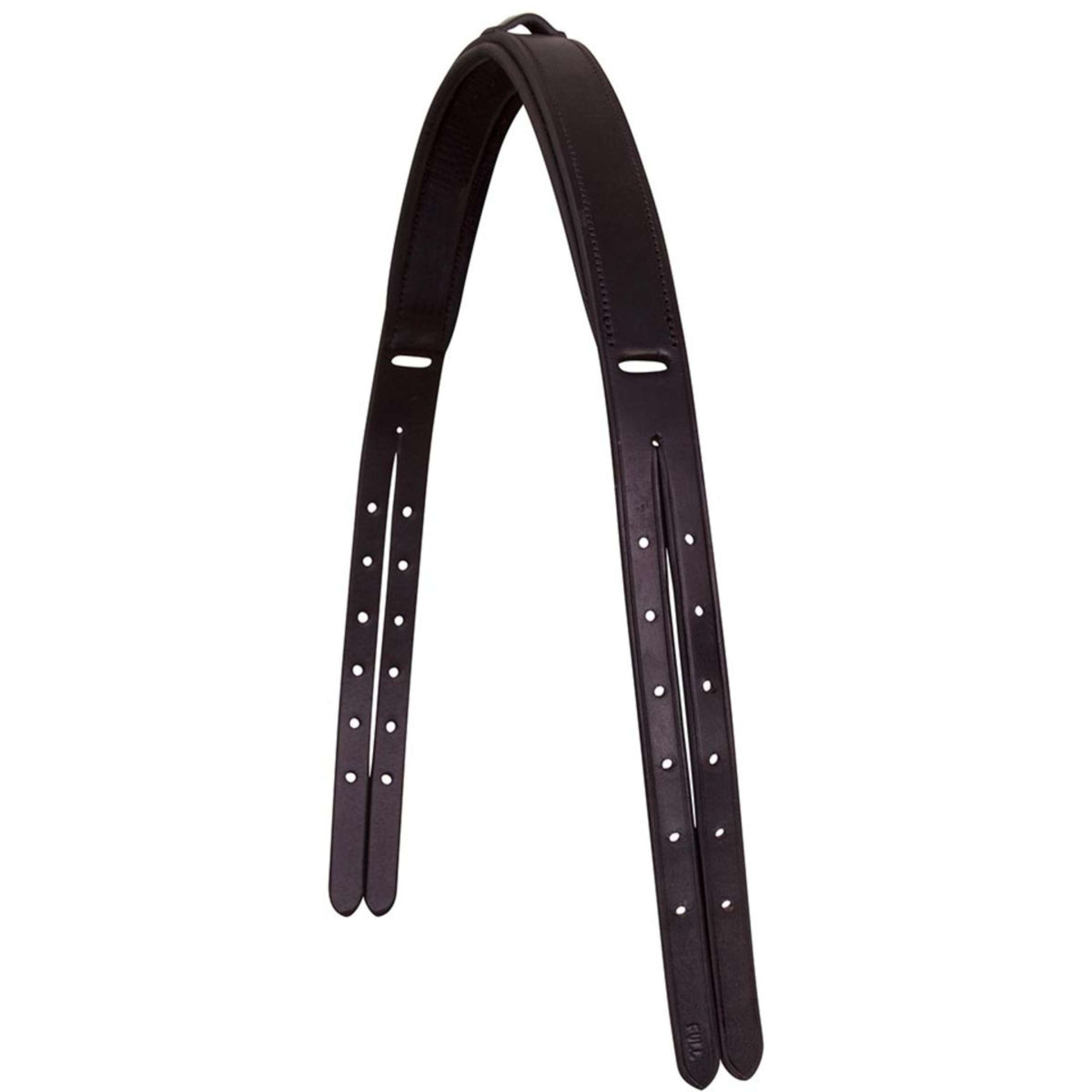 BR Têtière Strap Over Crown avec Doublure Noir BR Têtière Strap Over Crown avec Doublure Noir