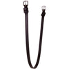 BR Sous-Gorge avec 2 Boucles rondes Noir/Argent