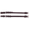Premiere Montants 13mm Boucle acier inoxydable paire Marron