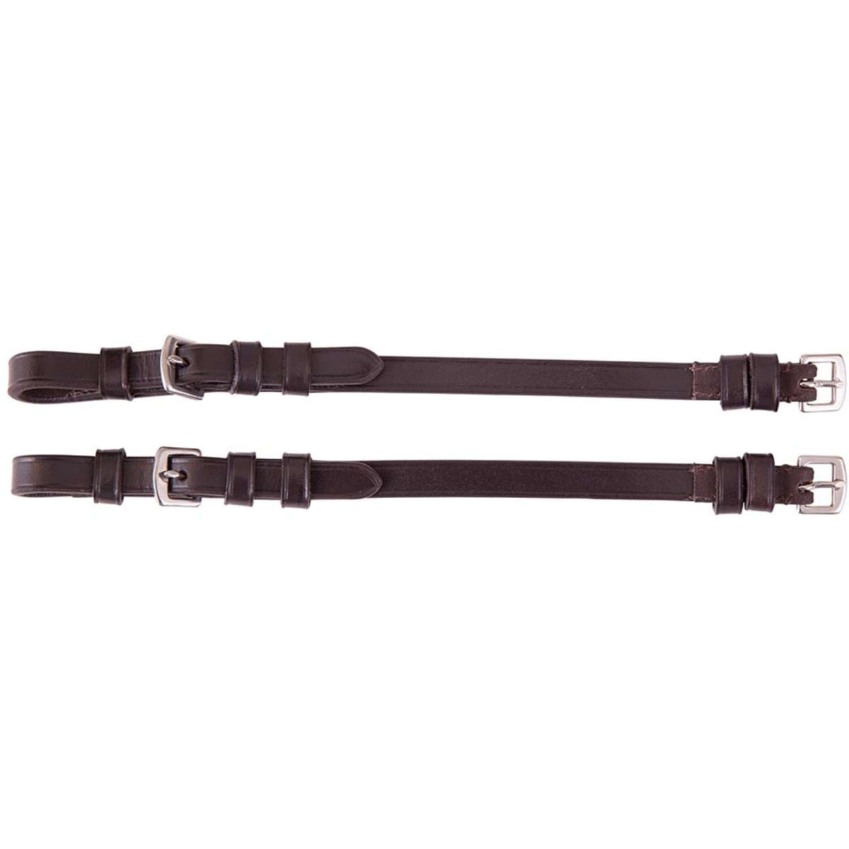 Premiere Montants 13mm Boucle acier inoxydable paire Marron