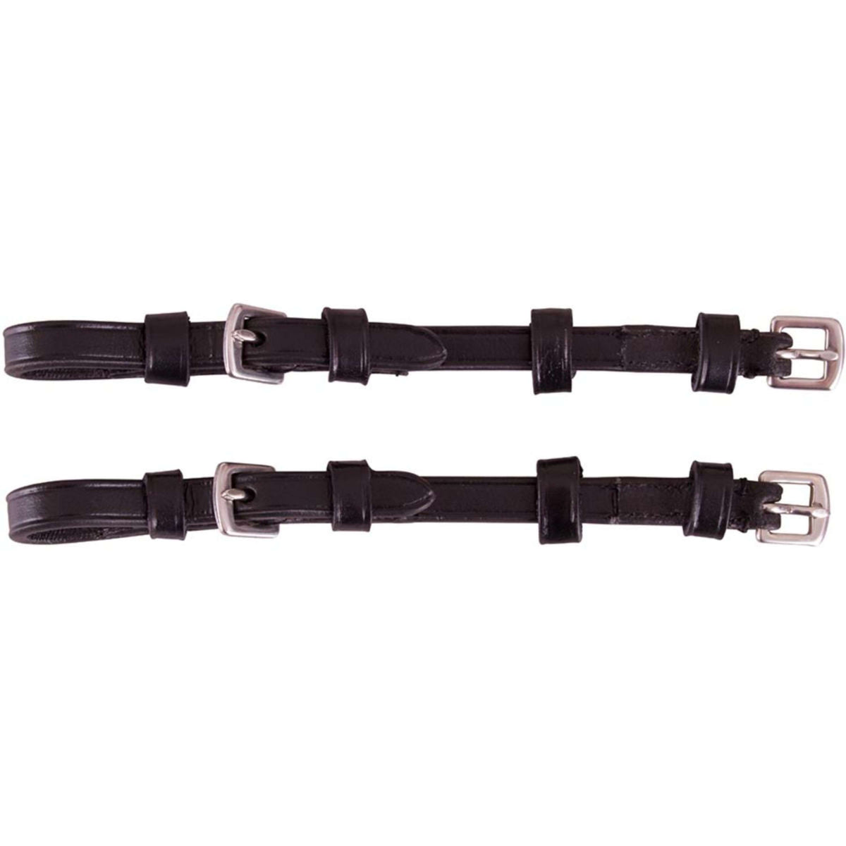 Premiere Montants 10mm Boucle acier inoxydable paire Noir