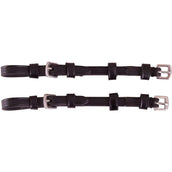 Premiere Montants 10mm Boucle acier inoxydable paire Noir