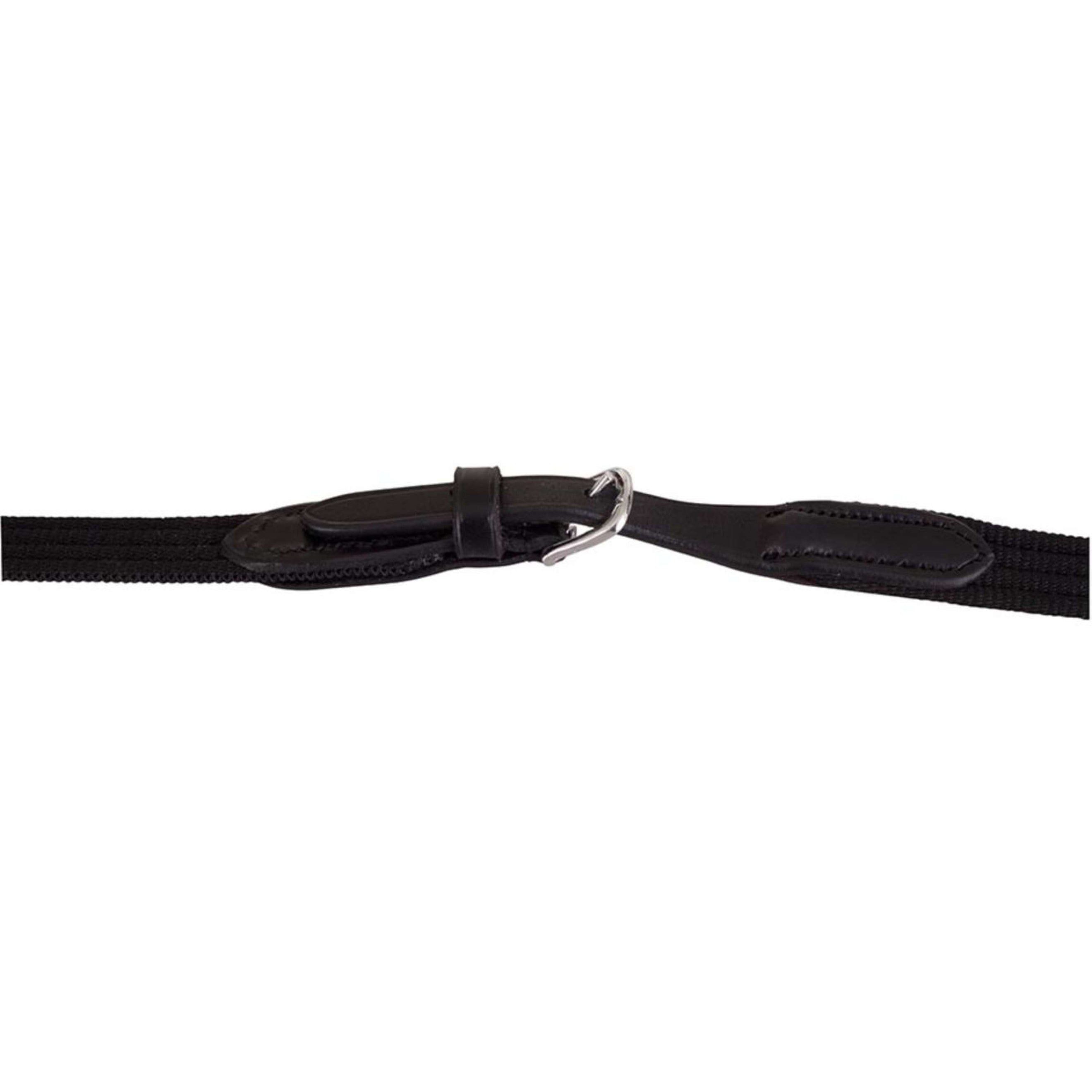 BR Rênes Linge 19mm Boucles Rondes Noir/Argent BR Rênes Linge 19mm Boucles Rondes Noir/Argent