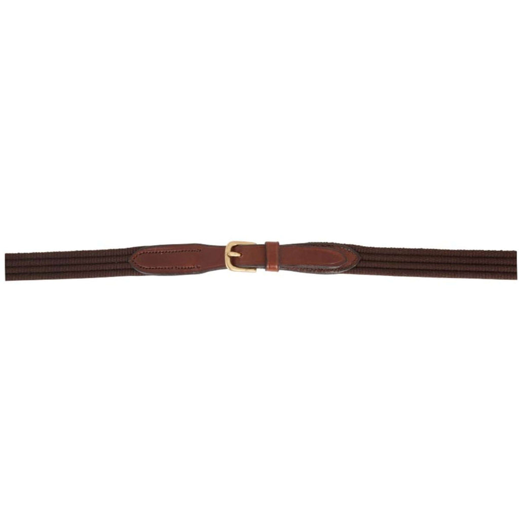 BR Rênes Linge 19mm Boucles Rondes Tabac/cuivre