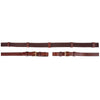 BR Rênes Linge 19mm Boucles Rondes Tobacco/gold
