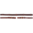 BR Rênes Linge 19mm Boucles Rondes Tobacco/gold