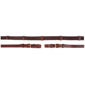 BR Rênes Linge 19mm Boucles Rondes Tobacco/gold