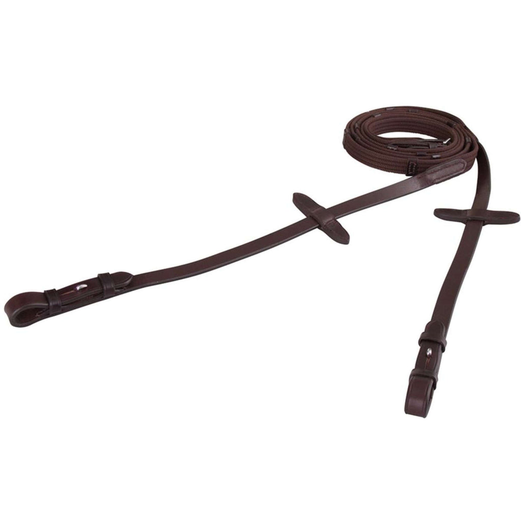BR Rênes Linge 19mm Blind/Boucle Ronde Marron/Argent