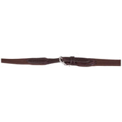 BR Rênes Linge 19mm Cuir Vernis/Boucle Ronde Marron